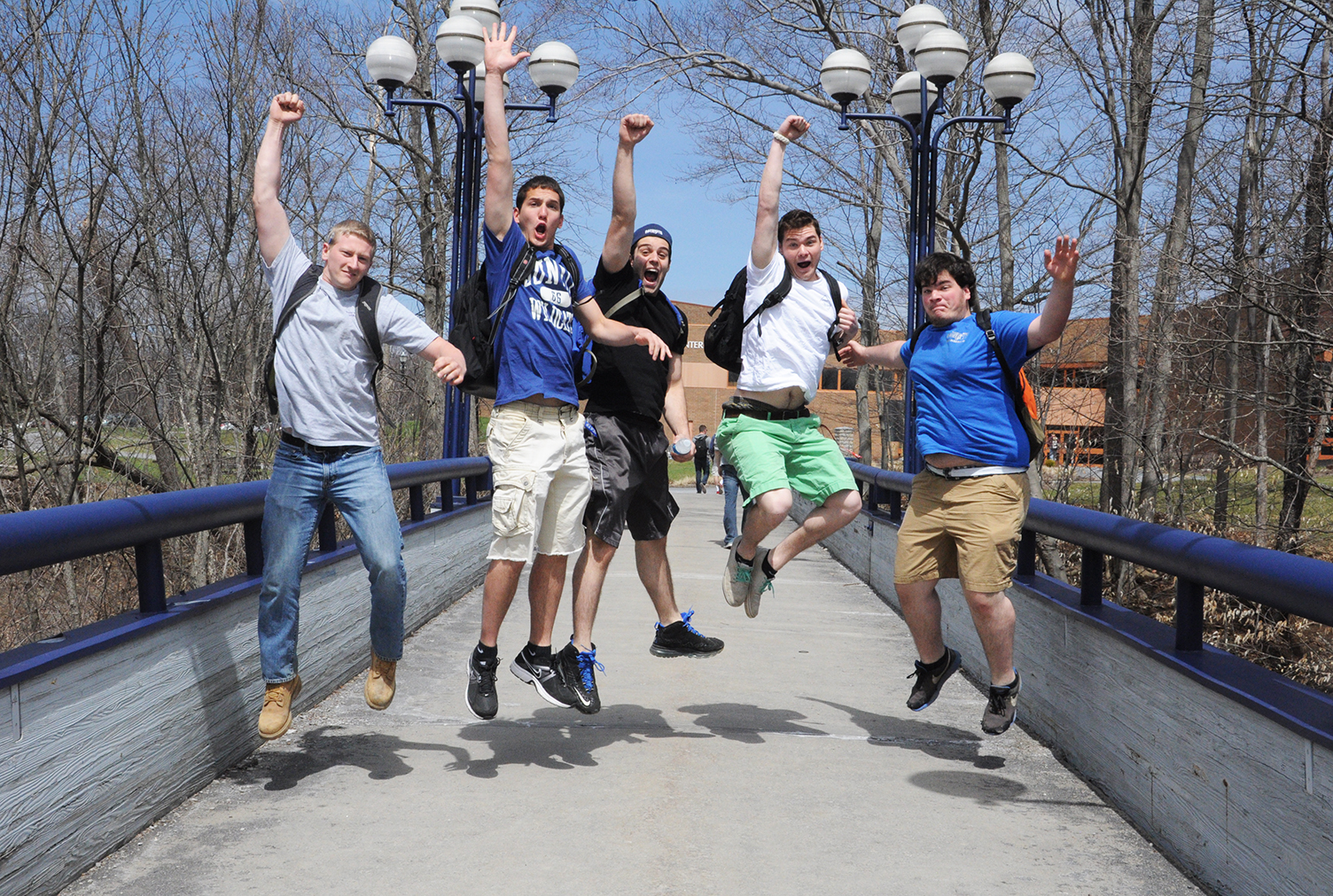 Guys on the bridge