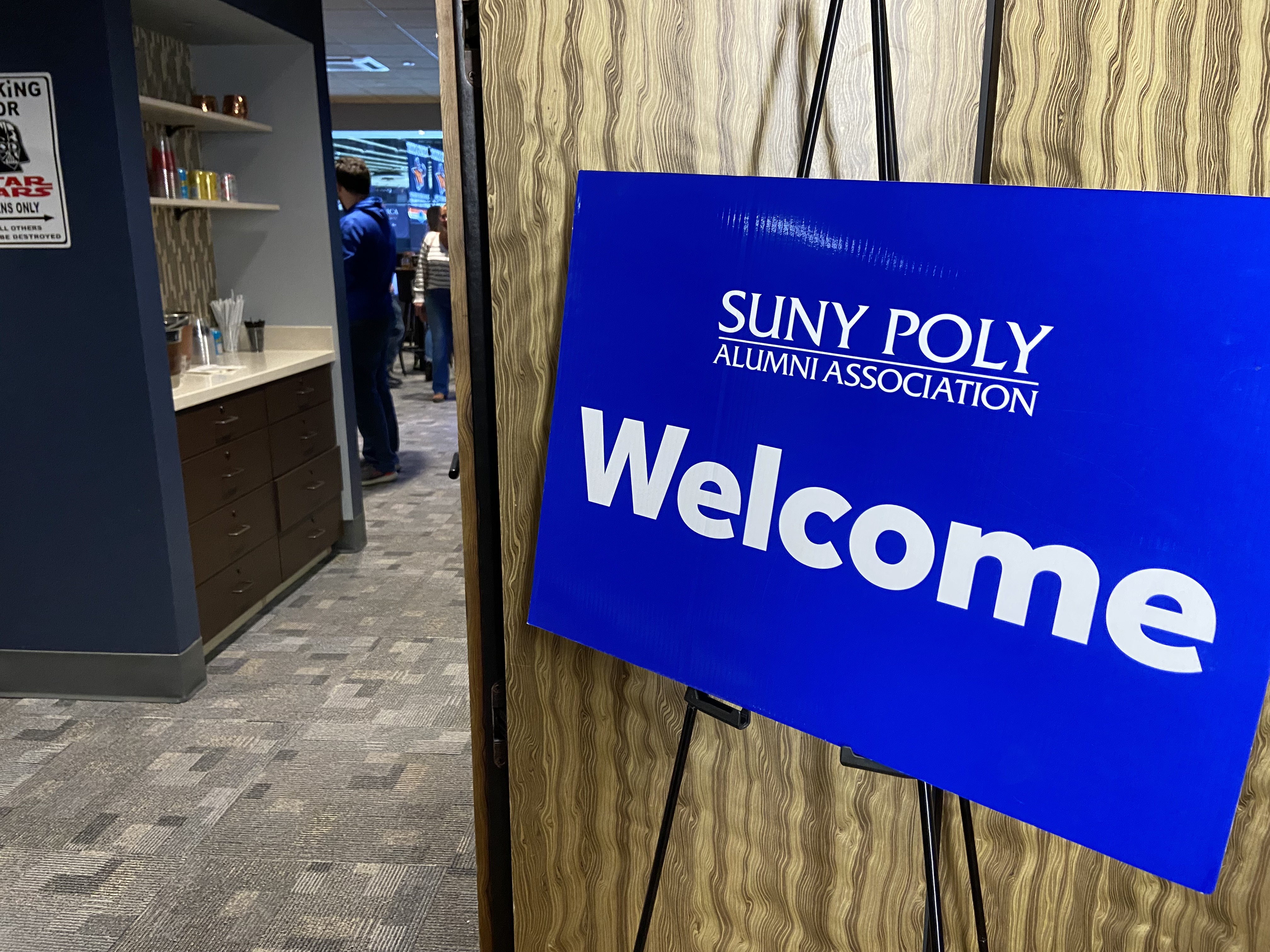 SUNY Poly Alumni Association Welcome sign