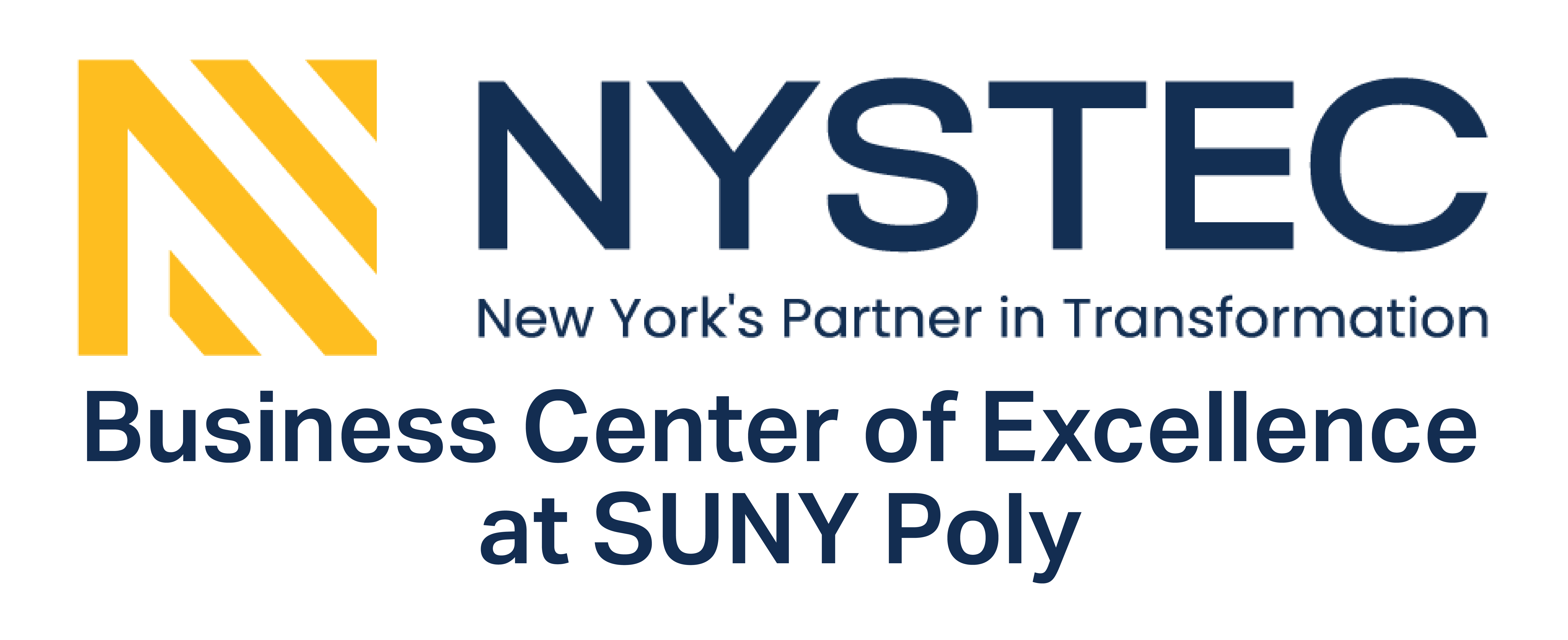 NYSTEC Business Center of Excellence at SUNY Poly Logo