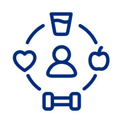 wellness icon blue