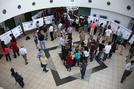 An internship poster session