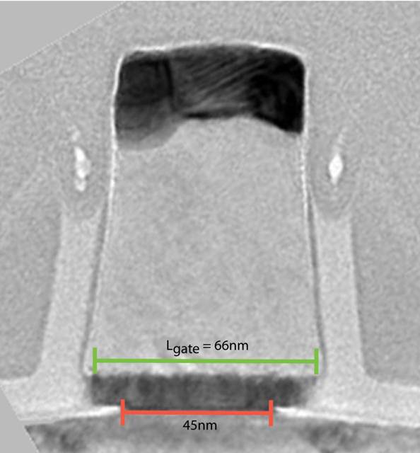 Si MOSFET fabricated at CNSE