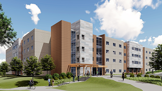 Hilltop Hall rendering