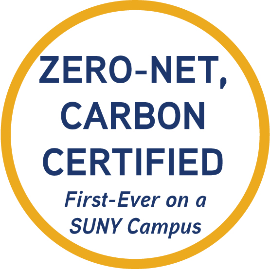 Zero-Net, Carbon Certified - First-Ever on a SUNY Campus