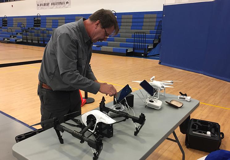 Bill Judycki gave a presentation about drones