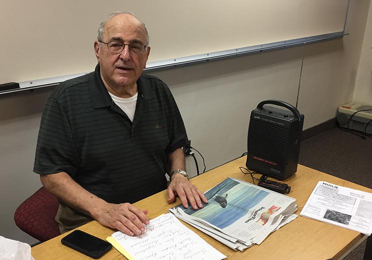 Science Week instructor Ernie Berkowitz