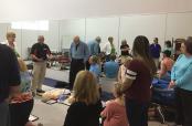 MVILR members and guests learn CPR and are trained on AED machine