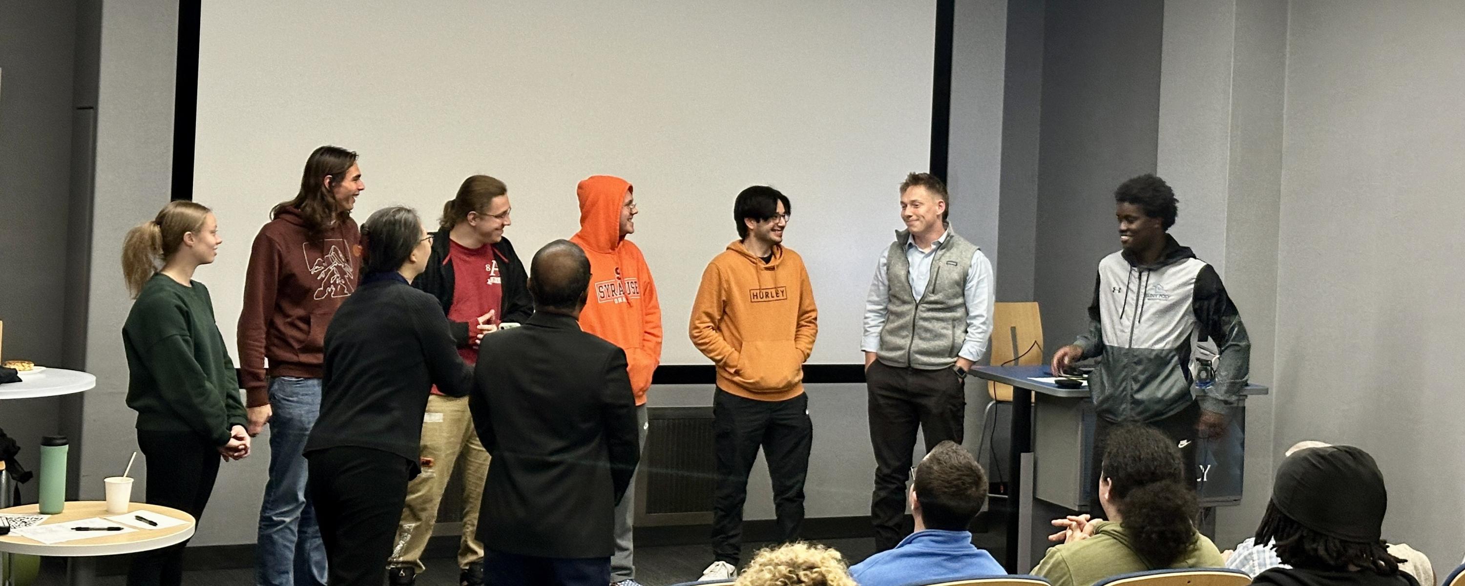 Students participate in exercise at Leadership Academy Insights Workshop