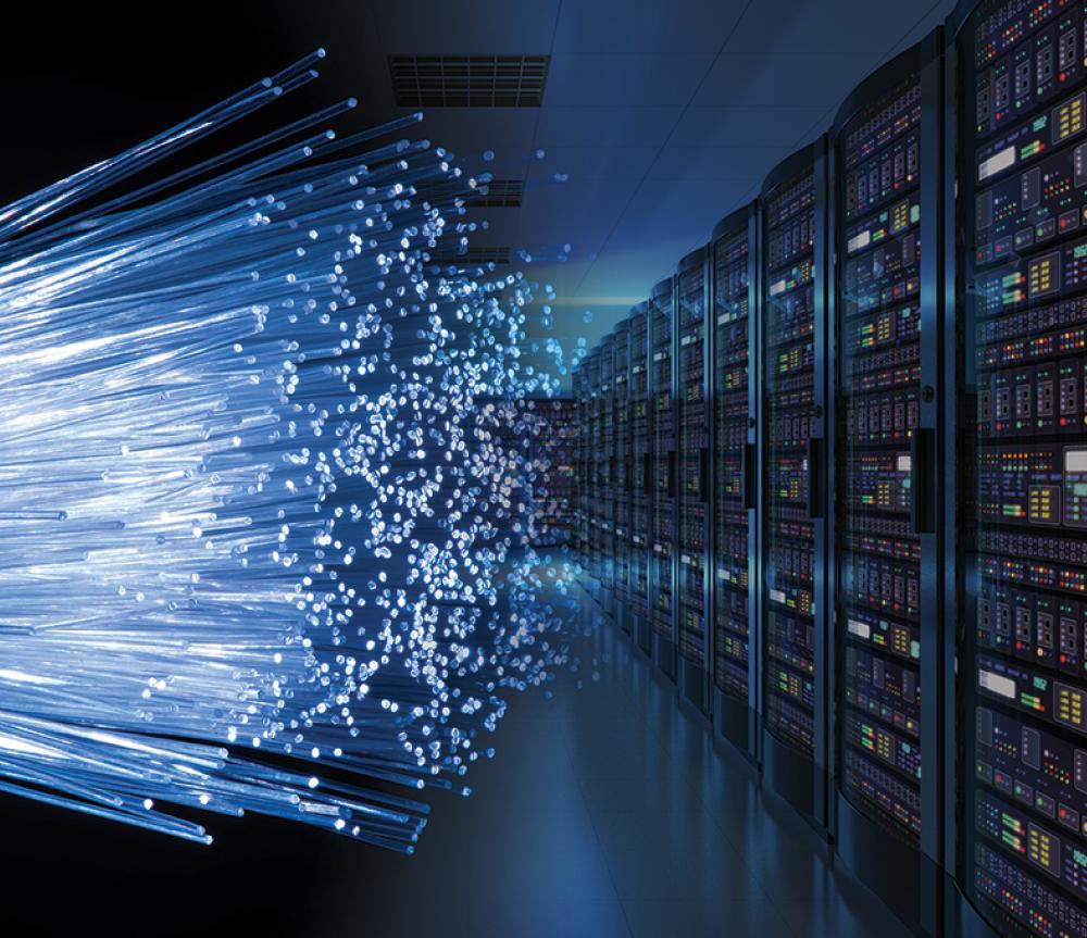 Data center and fiber optics