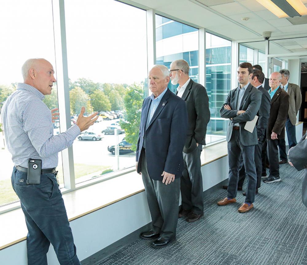 Site selectors tour SUNY Poly's Albany NanoTech Complex