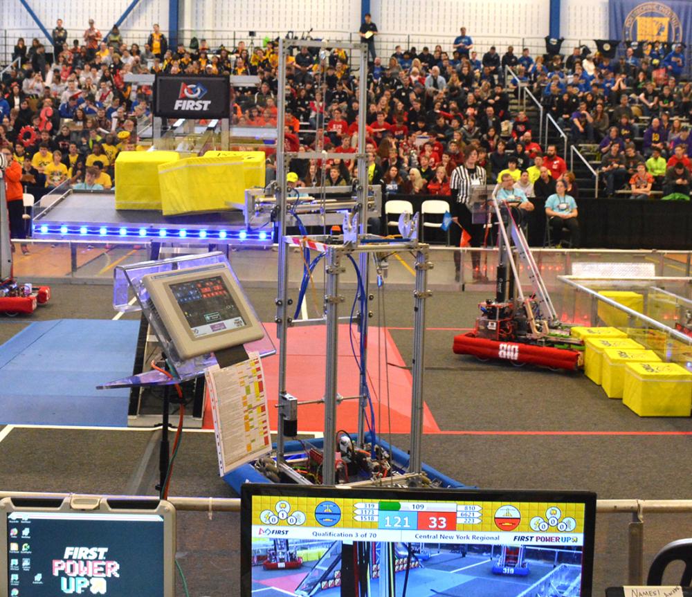 FIRST event at the Wildcat Field House