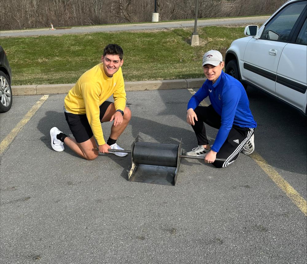 L to R: SUNY Poly students Zachary Byrum and Luke Handerhan