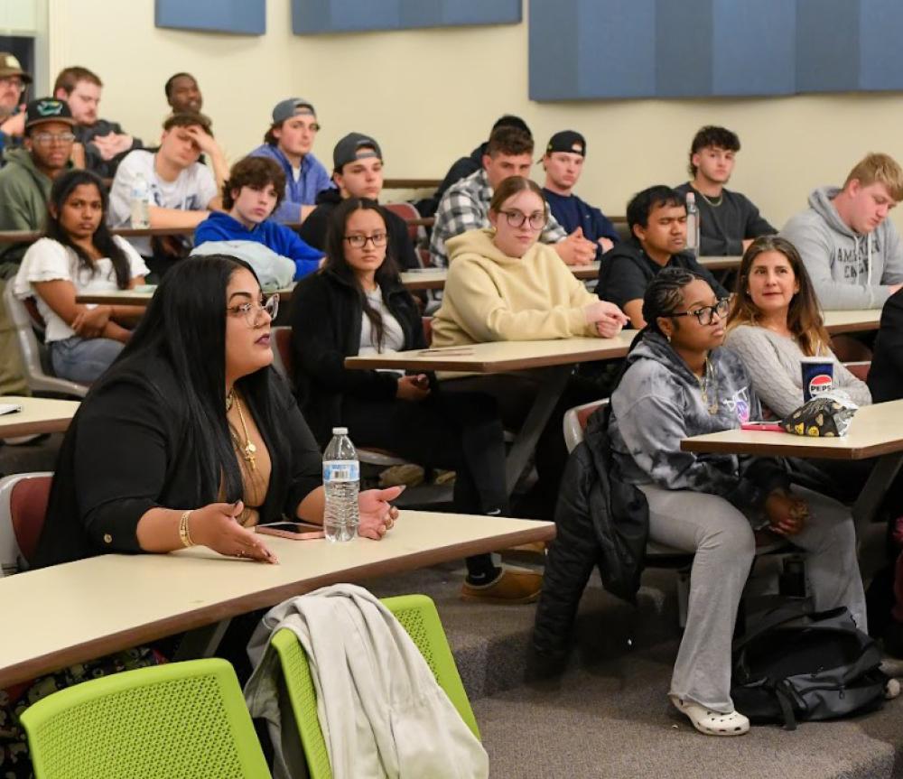 Business Students in a Seminar
