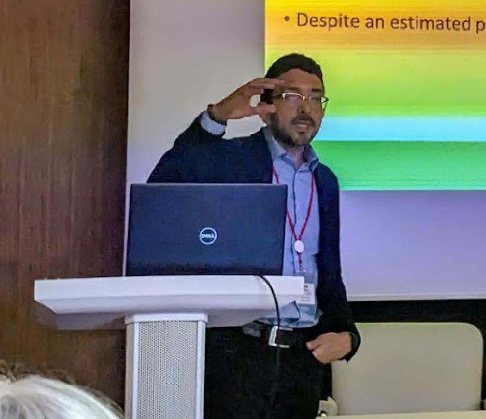 Dr Henao presenting