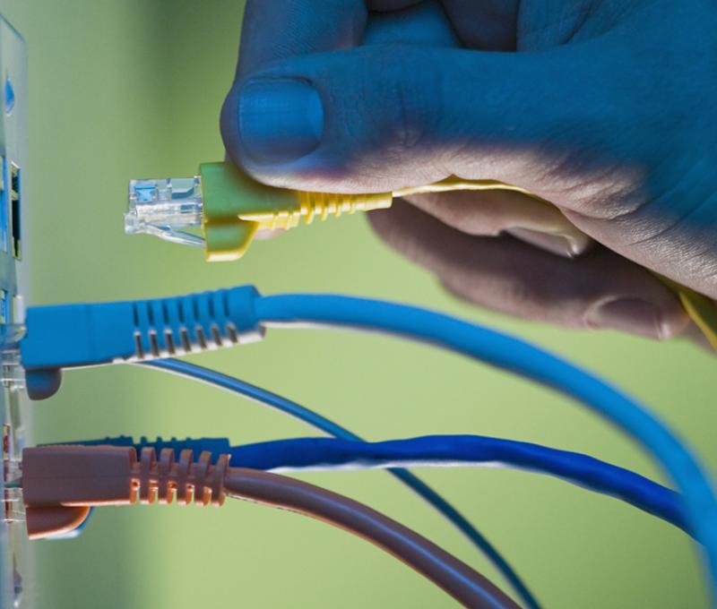 Illustrative photo of wires for Cybersecurity