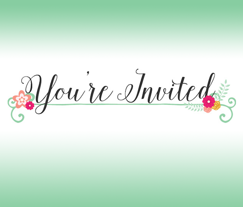 you're invited script text