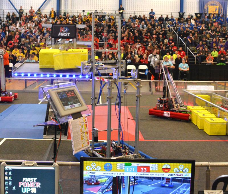 FIRST event at the Wildcat Field House